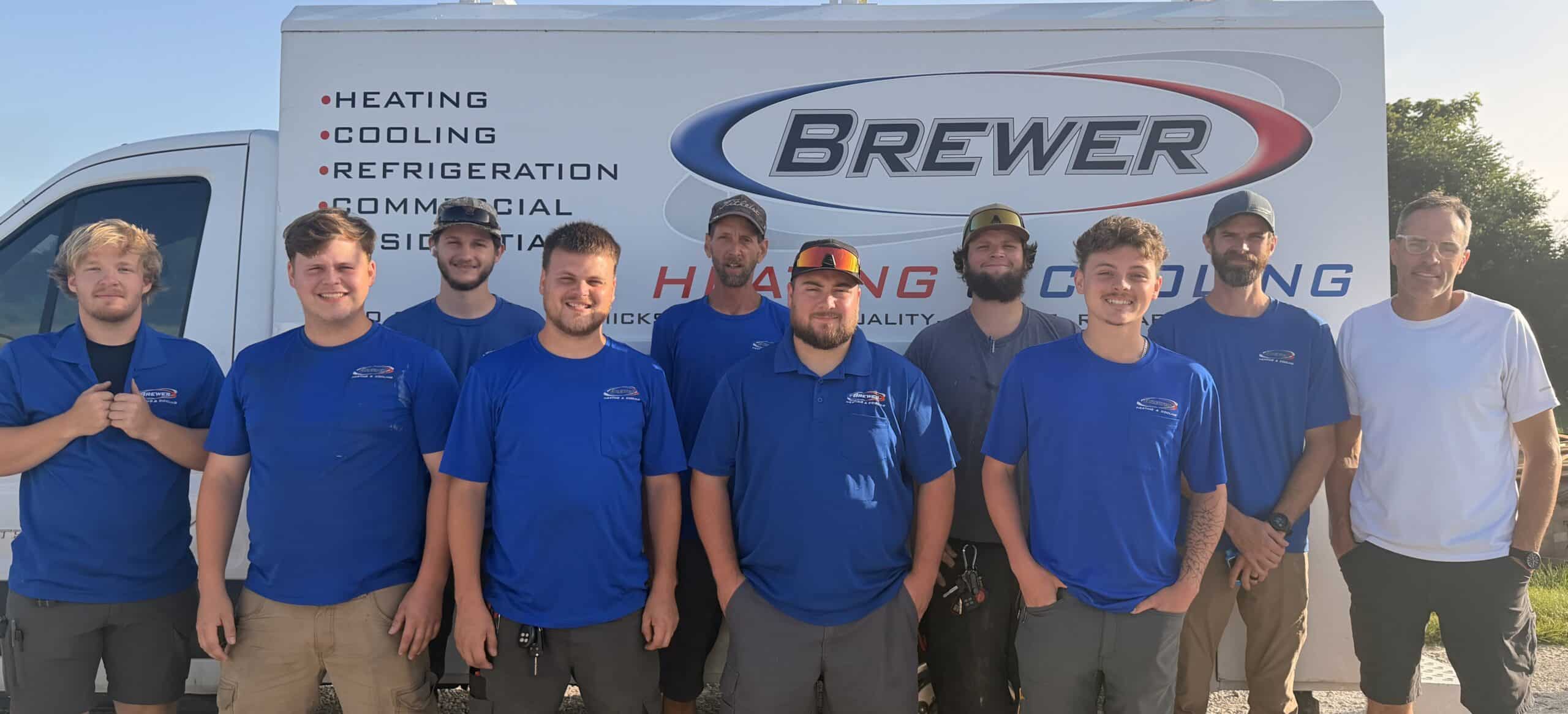 Greenwood HVAC technicians group photo