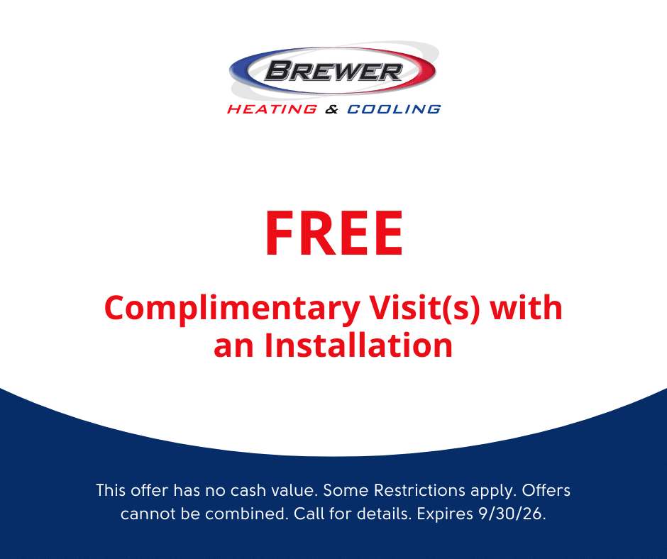 Free complimentary visits with an installation